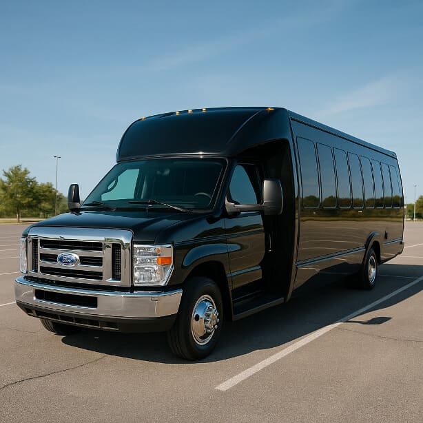 Amarillo Shuttle Bus Rentals 18 Passenger Shuttle Bus