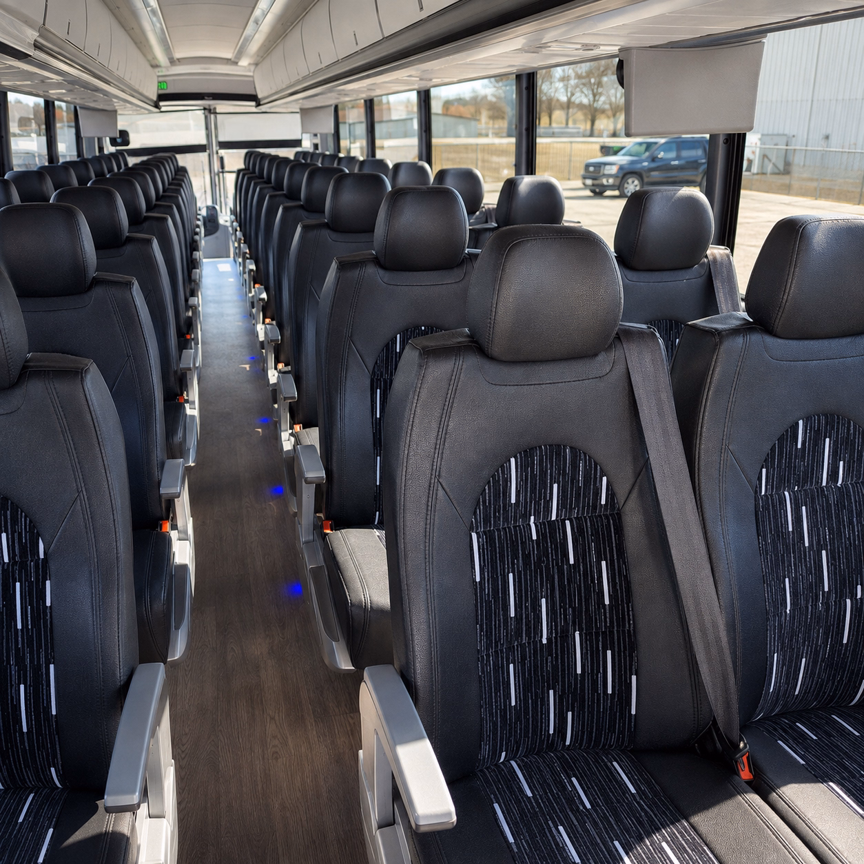 amarillo charter bus services interior